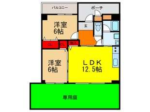 コ－ポ楓の物件間取画像